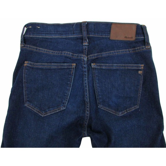 Madewell High Riser Skinny Jeans Sz 26 x 28 Dark Wash Stretch - Picture 4 of 7